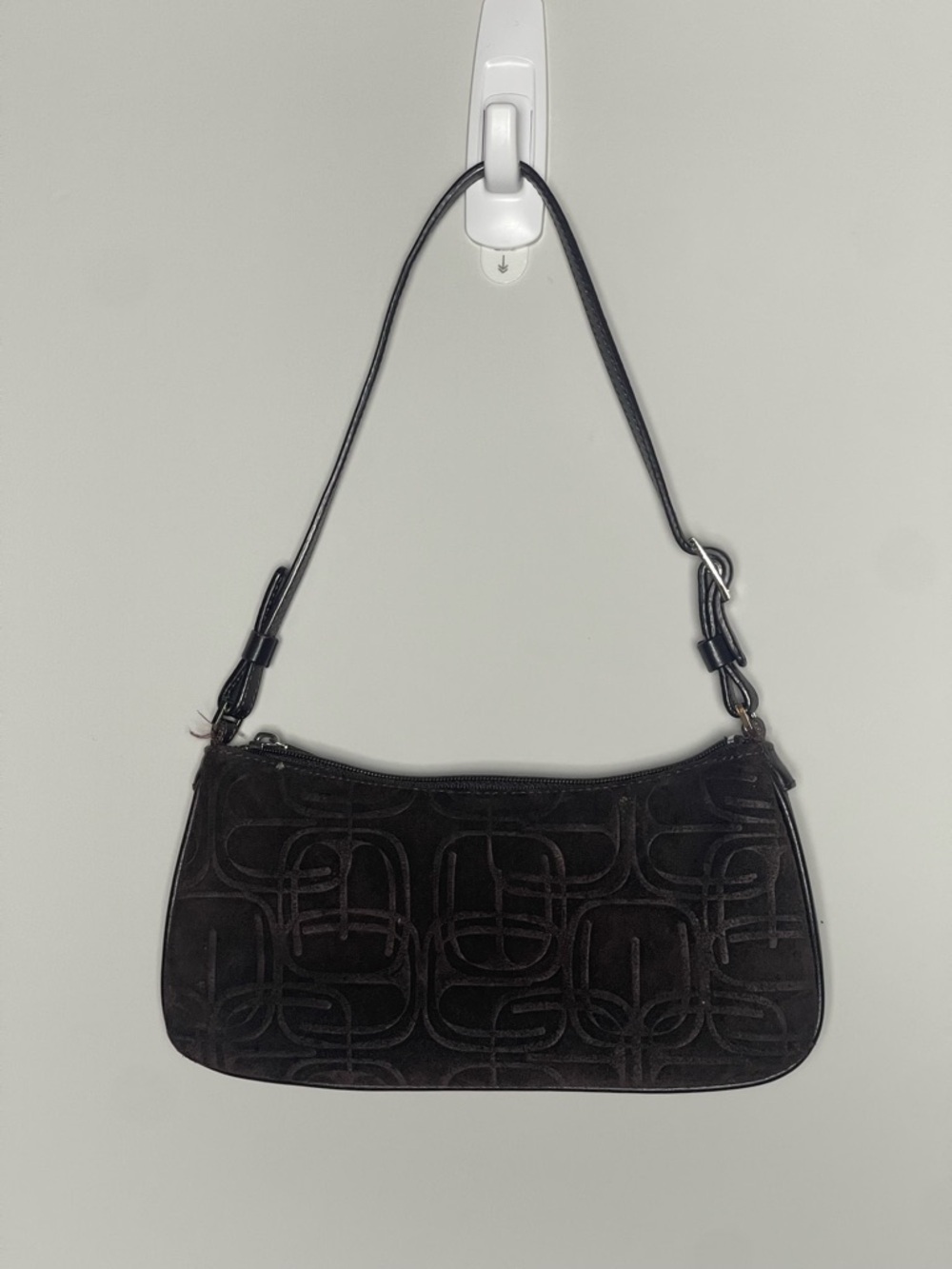 Express | Vintage Brown Genuine Suede Mini Shoulder Bag
Y2K 90s